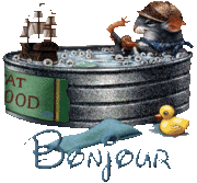 Gif animé bonjour